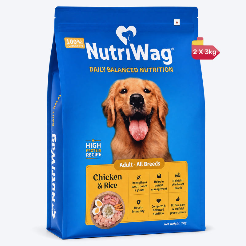 NutriWag Chicken & Rice Dry Food For Adult Dog