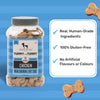 HUFT Yummy in the Tummy Chicken Dog Biscuits, 320g, gluten-free, made with real chicken, gently baked