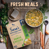 Sara's Wholesome Classic Paneer & Veggies Dog Food, 300 gm, features 35% paneer and 65% fruits, veggies, and brown rice.