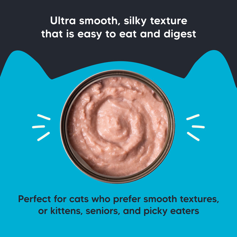 Meowsi by HUFT Tuna & Shrimp Mousse Canned Cat Wet Food, 80 gm, with vitamins and minerals, grain-free formula.
