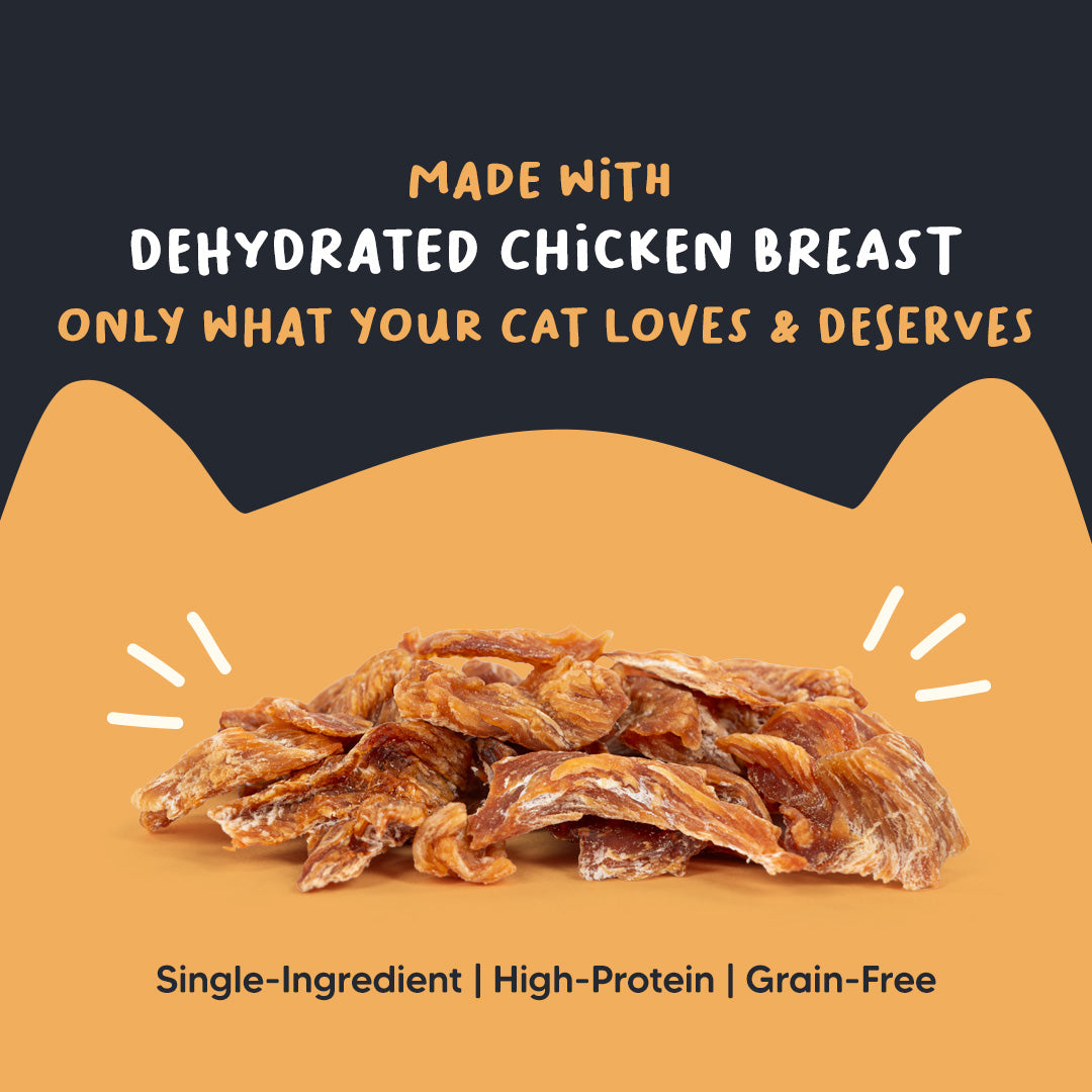 Meowsi by HUFT Cat Treats - Chicken Crunchies - 35 g - Heads Up For Tails