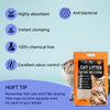 HUFT Cat Litter (Natural & Clumping) - Unscented - 5 kg - Heads Up For Tails