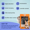 HUFT Cat Litter (Natural & Clumping) - Lavender Scented - 5 kg - Heads Up For Tails