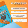 HUFT Yum Nums Dog Treats Soft & Chewy Sticks Carrot With Real Chicken - 70 gm - Heads Up For Tails