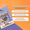 HUFT Yum Nums Senior Dog Treats Soft & Chewy Sticks Blueberries & Ashwagandha With Chicken - 70 gm - Heads Up For Tails