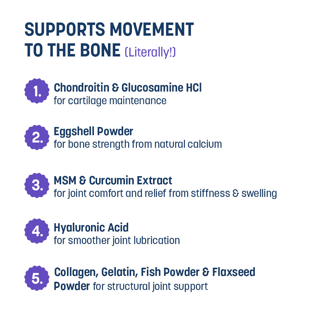 Sara's Boosters Bone & Joint Mobility Supplement For Dogs - 100 g