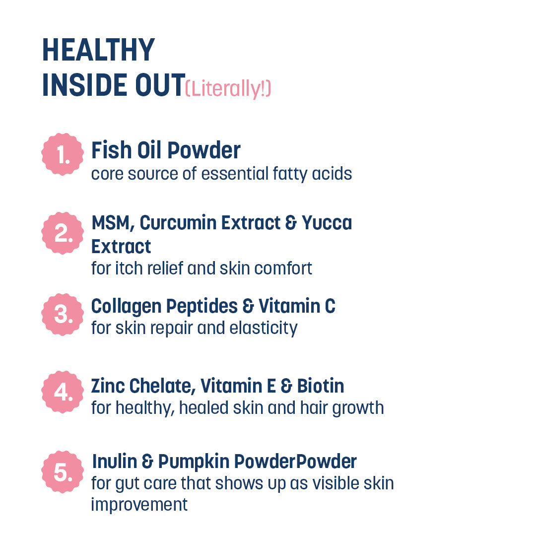 Sara's Boosters Skin & Coat Health Supplement For Dogs