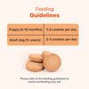 HUFT YIMT Chai Time Special Coconut Cabana Dog Biscuits, 200 gm, with feeding guidelines for puppies and adult dogs