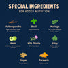 Sara's Wholesome Grain-Free Chicken & Veggies Dog Food, 300 gm, made with 60% meat and 40% fruits and veggies.