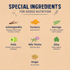 Sara's Wholesome Classic Paneer & Veggies Dog Food, 300 gm, features 35% paneer and 65% fruits, veggies, and brown rice.