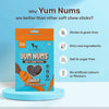 HUFT Yum Nums Dog Treats Soft & Chewy Sticks Carrot With Real Chicken - 70 gm - Heads Up For Tails