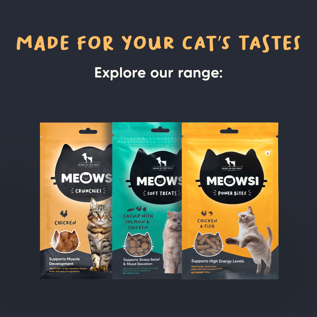 Meowsi by HUFT Cat Treats - Chicken Crunchies - 35 g - Heads Up For Tails