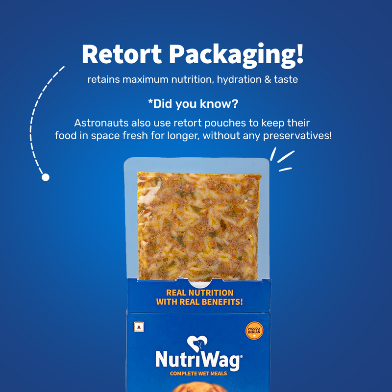NutriWag Complete Wet Meals With Chicken, Rice & Pumpkin For Dog