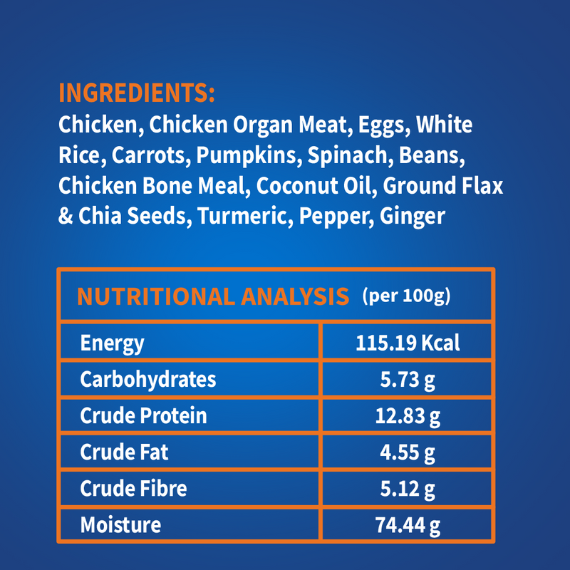 NutriWag Complete Wet Meals With Chicken, Rice & Pumpkin For Dog