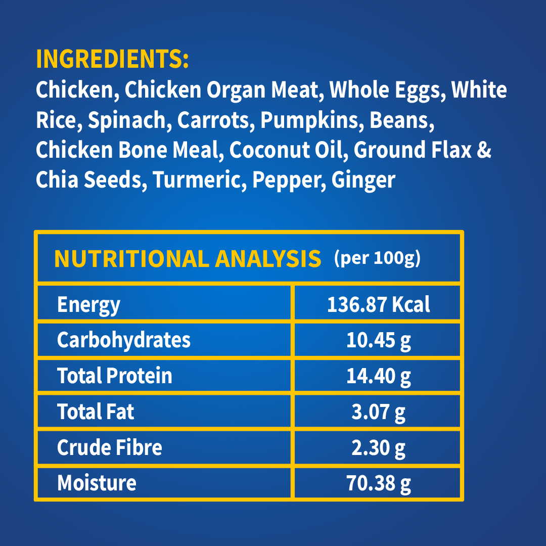 NutriWag Complete Wet Meals With Chicken, Rice & Spinach For Dog