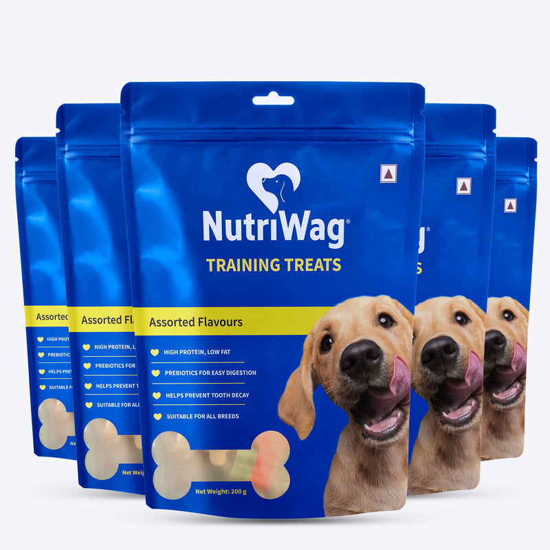NutriWag Assorted Training Bites Treats For Dog - 200 gm