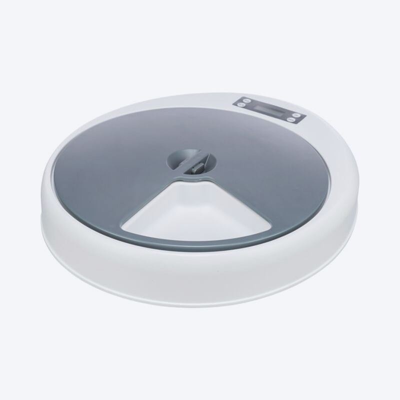 Trixie TX4+1 Automatic Food Dispenser For Pets - White & Grey_05