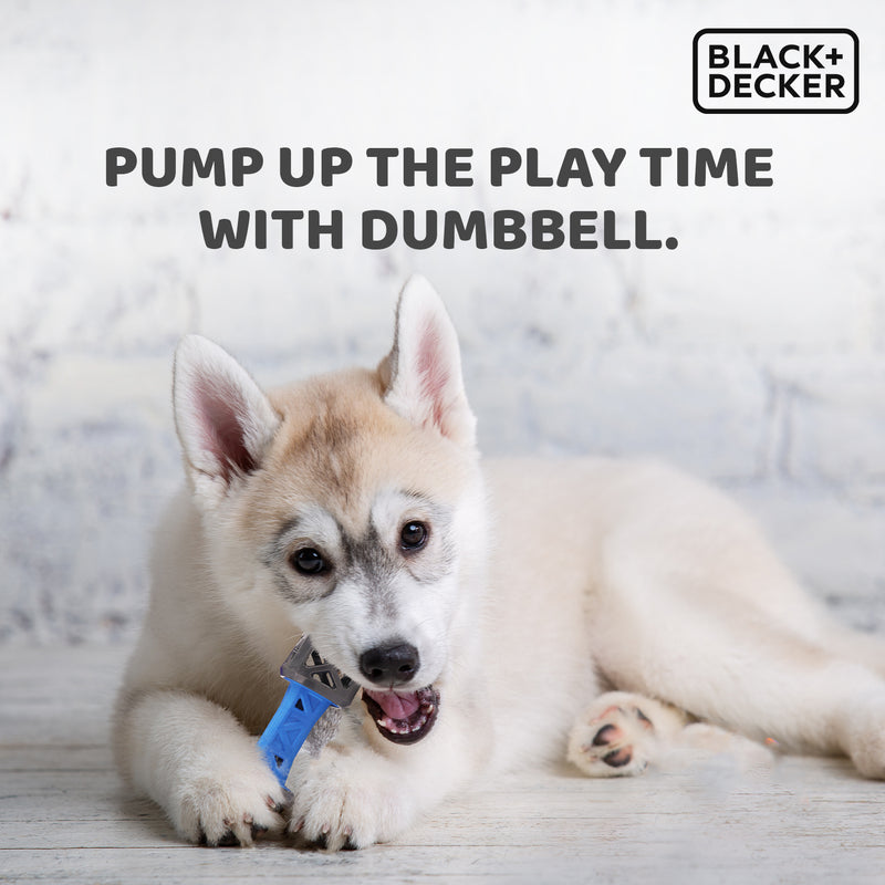 Black+Decker Crunchy, Treat Leak Floatable Dumbbell Interactive Toy For Dog_03
