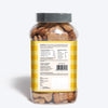 HUFT YIMT Banana & Oats Gluten-Free Dog Biscuits, 500g jar, with ingredients like oat flour and banana. Suitable for dogs 8 w