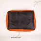 HUFT Classic Lounger Dog Bed - Navy & Rust - Heads Up For Tails