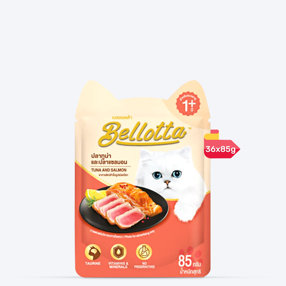 Bellotta Tuna & Salmon Wet Cat Food - 85 g packs_04