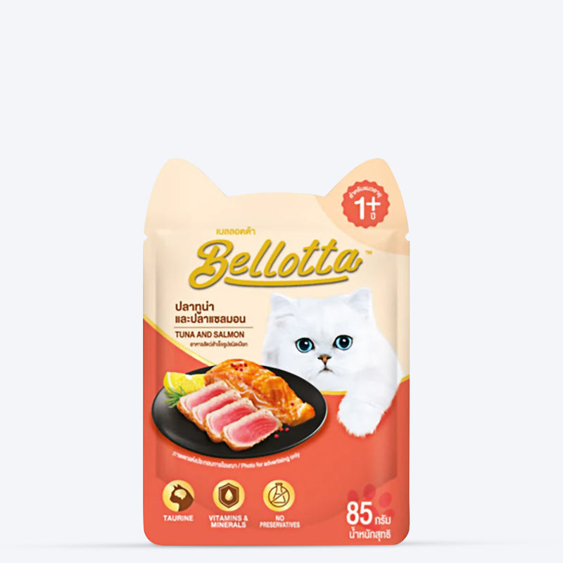 Bellotta Tuna & Salmon Wet Cat Food - 85 g packs_01