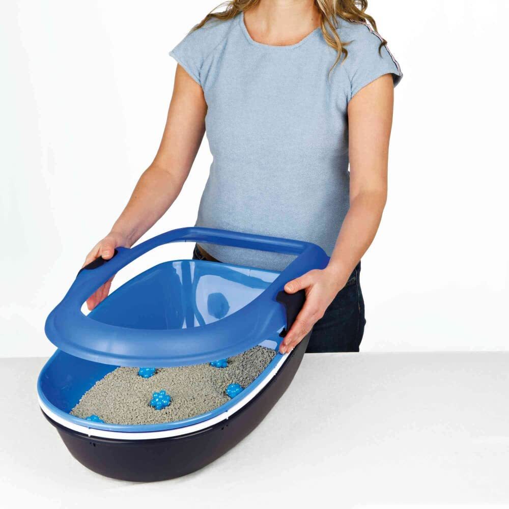 Trixie Berto Cat Litter Tray - 23 x 15 x 8 inch - Heads Up For Tails