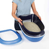 Trixie Berto Cat Litter Tray - 23 x 15 x 8 inch - Heads Up For Tails