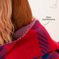 HUFT Warm Hug Blanket For Pets - Red & Navy Blue - Heads Up For Tails
