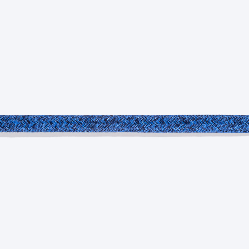 TLC Basic Melange Rope Leash For Dog - Blue - Heads Up For Tails