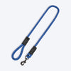 TLC Basic Melange Rope Leash For Dog - Blue - Heads Up For Tails