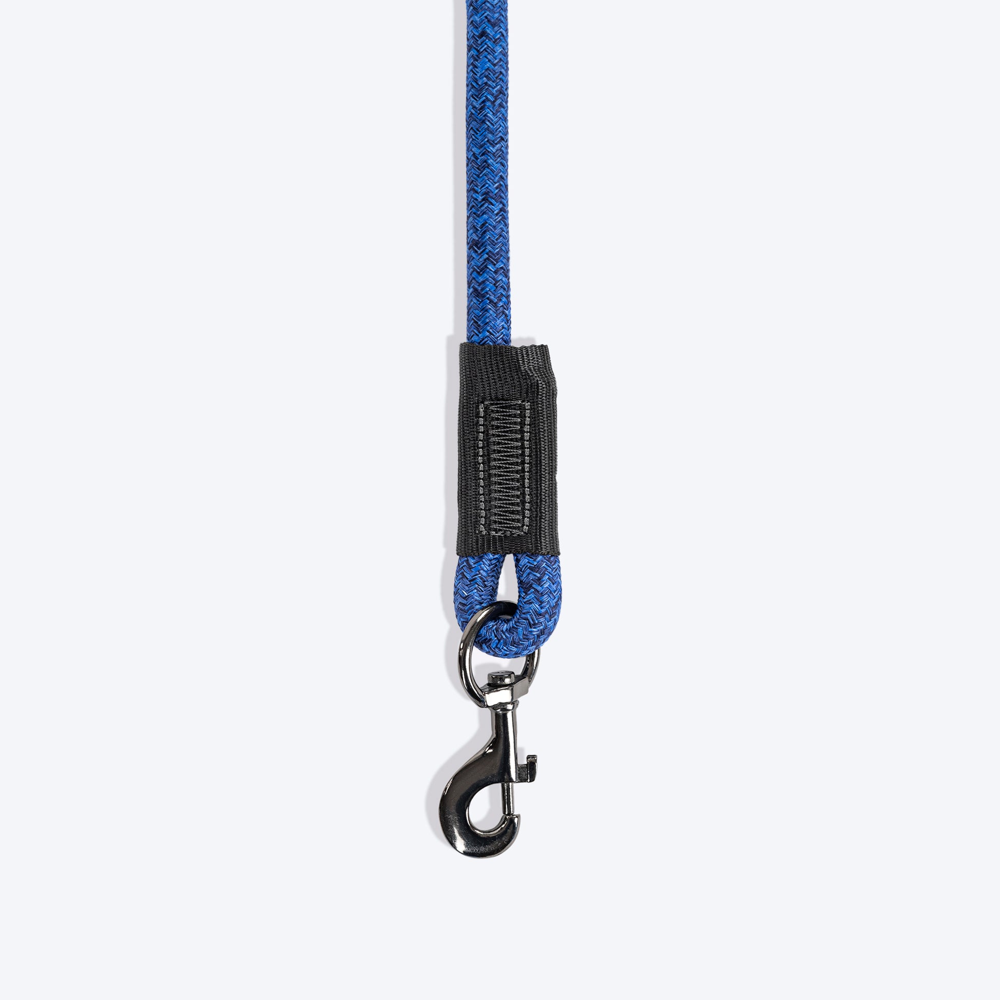 TLC Basic Melange Rope Leash For Dog - Blue - Heads Up For Tails