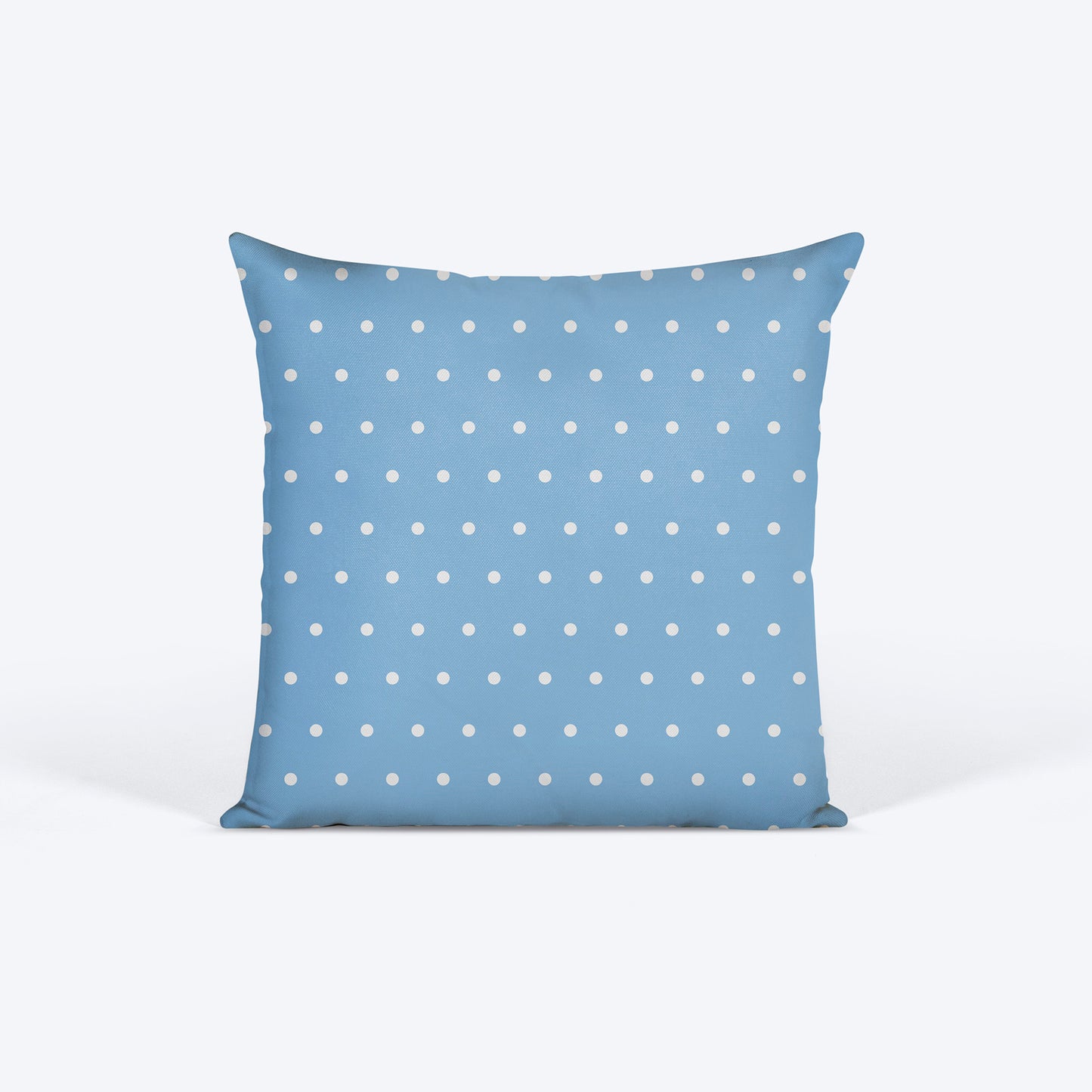 HUFT Blue Polka Dot Personalised Cushion - 12 inches (30 x 30 cm) - Heads Up For Tails