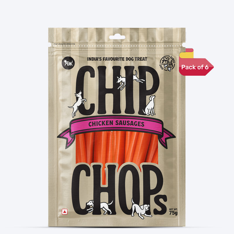 Chip Chops Devilled Chicken Sausage Treats For Dog - 70 g