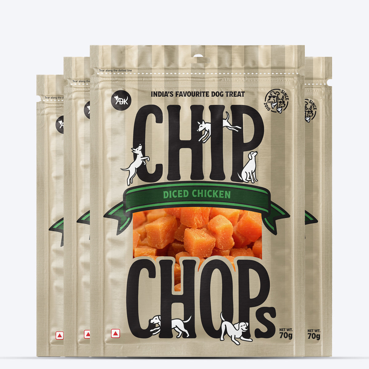 Chip Chops Diced Chicken Treats For Dog
