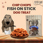 Chip Chops Dog Treats - Fish On Stick - 70 g - Heads Up For Tails