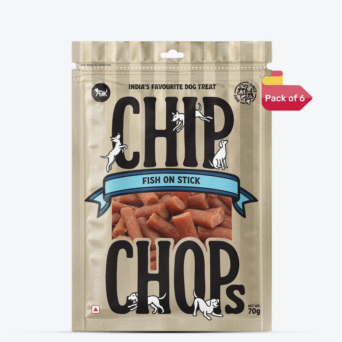 Chip Chops Fish On Stick Treats For Dog - 70 g