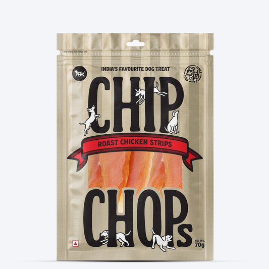 Chip Chops Roast Chicken Strips Treats For Dog