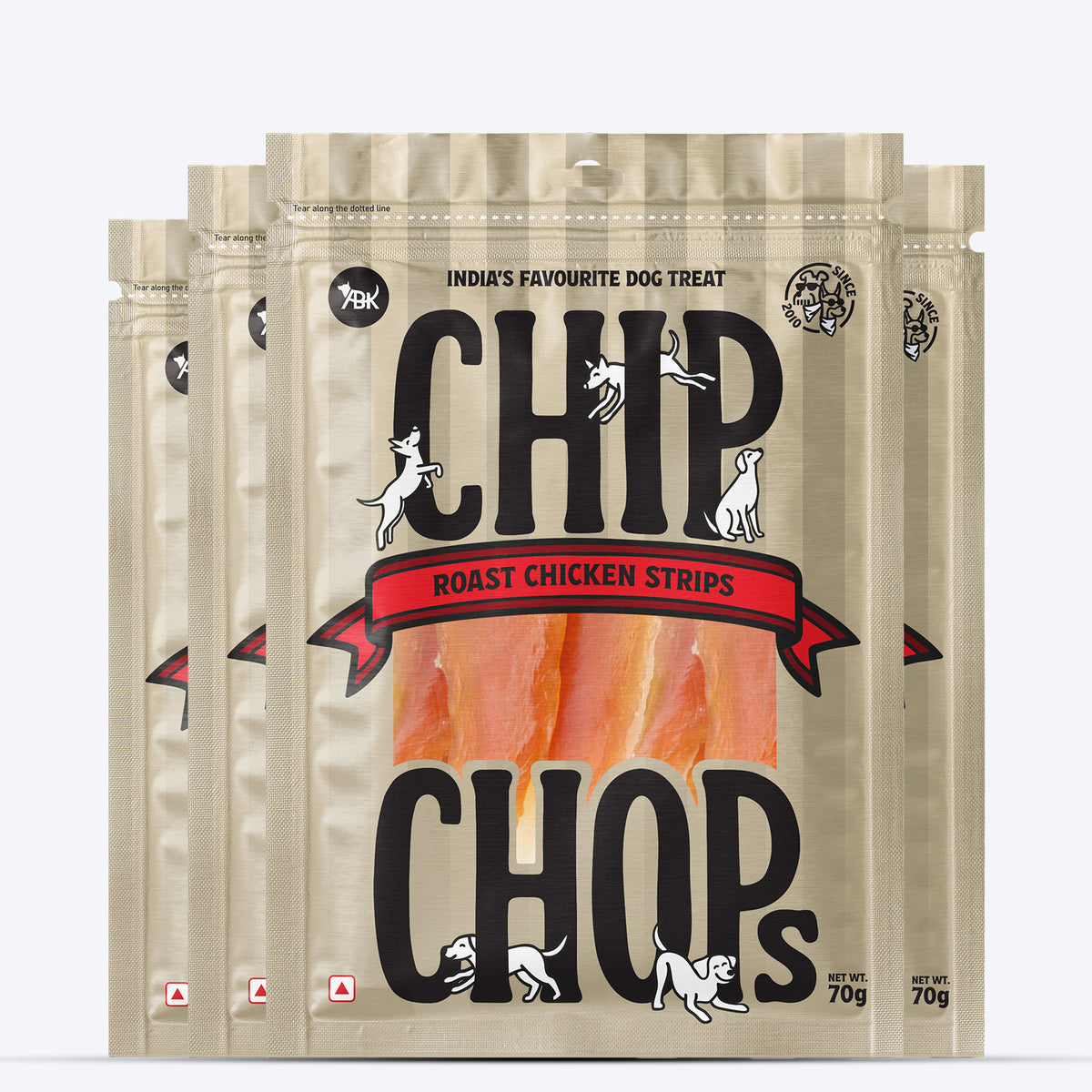 Chip Chops Roast Chicken Strips Treats For Dog