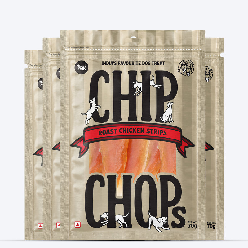 Chip Chops Roast Chicken Strips Treats For Dog