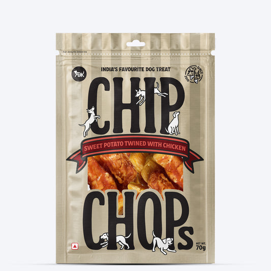 Chip Chops Sweet Potato Twined with Chicken Treats For Dog - 70 g