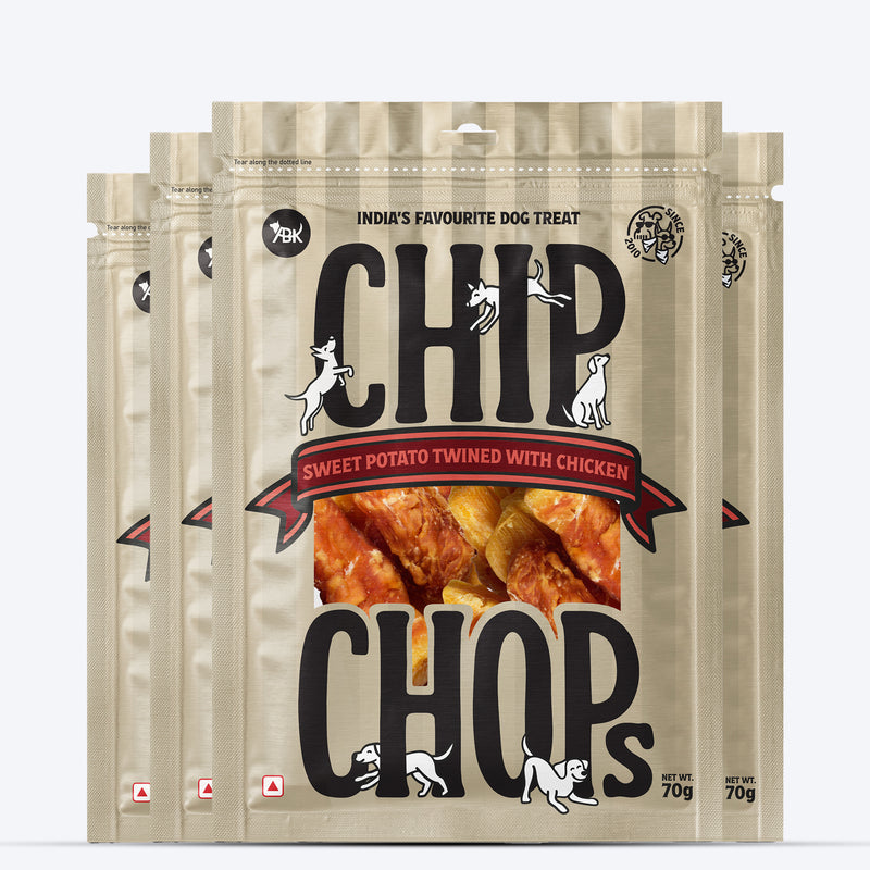 Chip Chops Sweet Potato Twined with Chicken Treats For Dog - 70 g