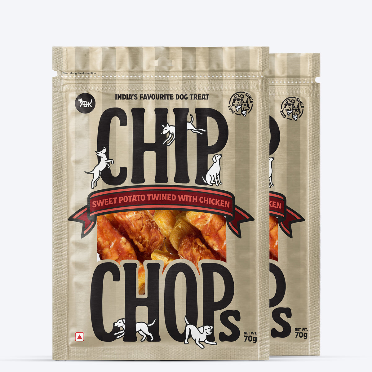 Chip Chops Sweet Potato Twined with Chicken Treats For Dog - 70 g
