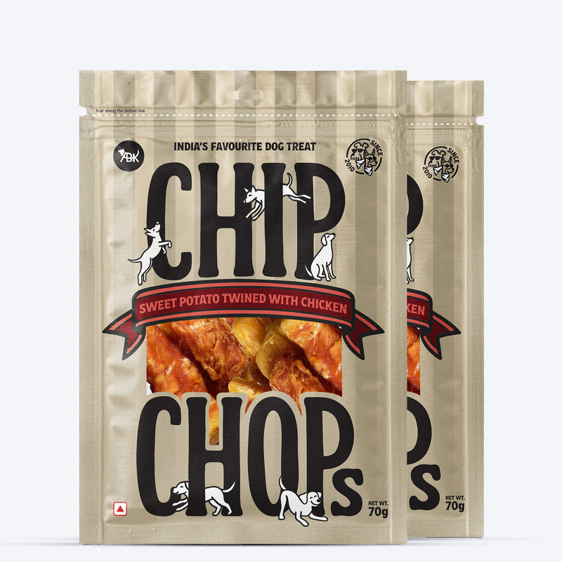 Chip Chops Sweet Potato Twined with Chicken Treats For Dog - 70 g