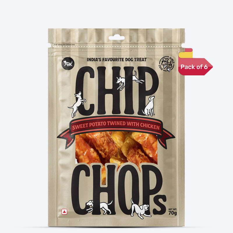 Chip Chops Sweet Potato Twined with Chicken Treats For Dog - 70 g