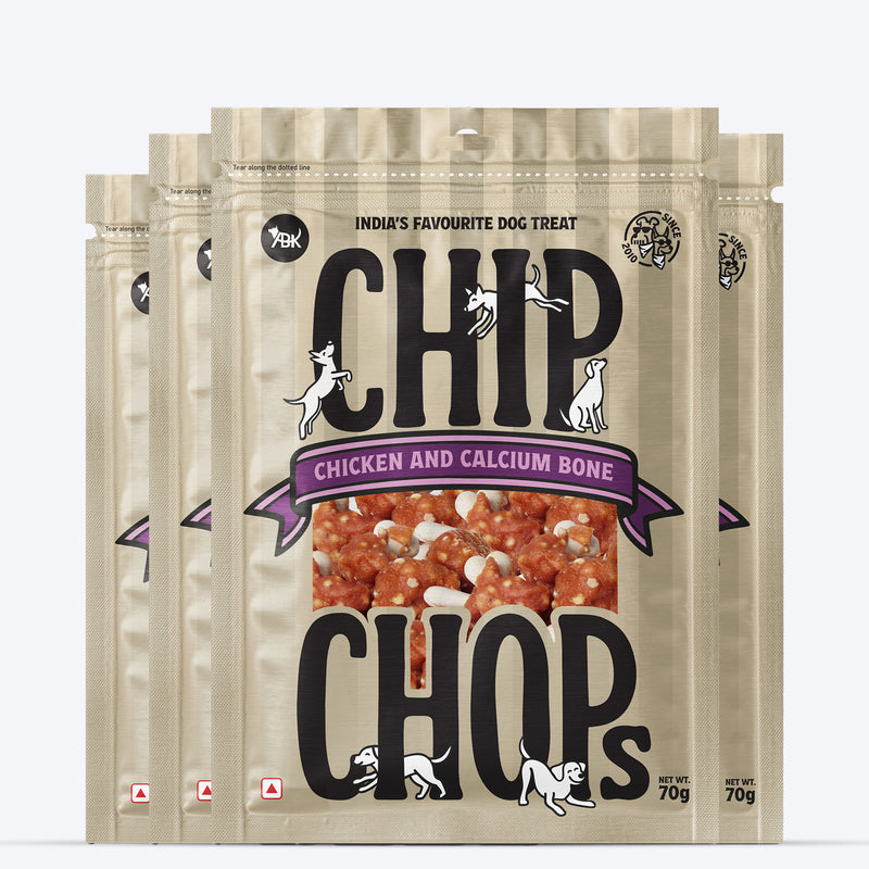 Chip Chops Chicken & Calcium Bone Treats For Dog - 70 g