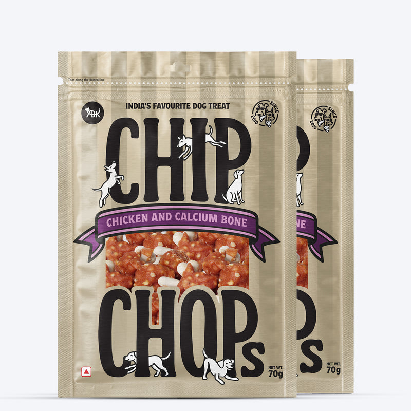 Chip Chops Chicken & Calcium Bone Treats For Dog - 70 g