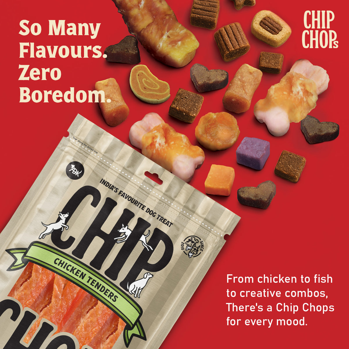 Chip Chops Chicken Tenders Treats For Dog