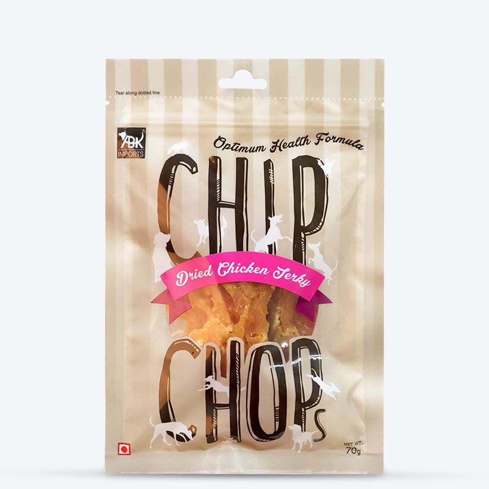 Chip Chops Dog Treats - Sun Dried Chicken Jerky - 70 g - Heads Up For Tails