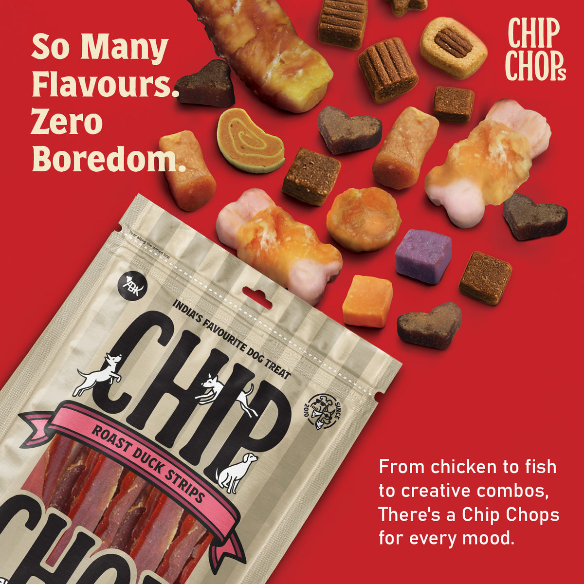 Chip Chops Roast Duck Treats For Dog - 70 g